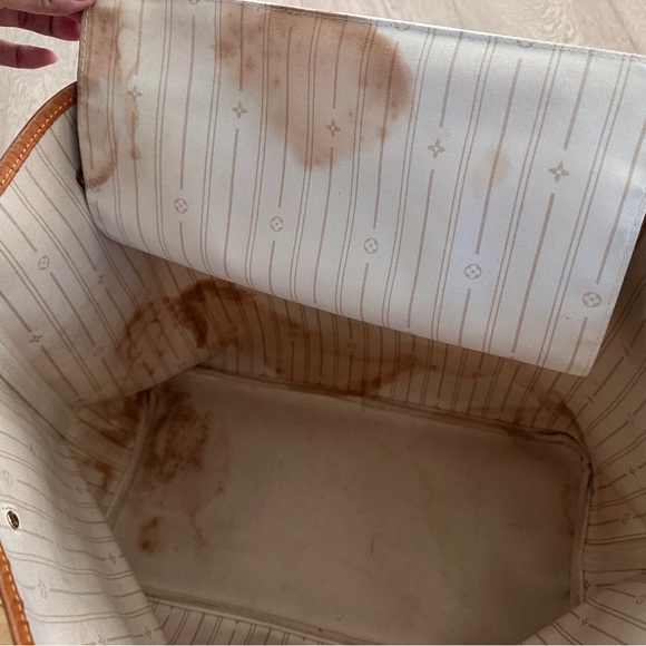 💯 Authentic Louis Vuitton Neverfull GM Damier Azur Canvas - Picture 5 of 9